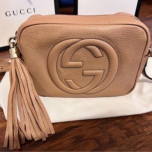 Gucci Soho tan crossbody/shoulder bag